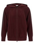 Sweatshirt aus Baumwolle in Bordeaux