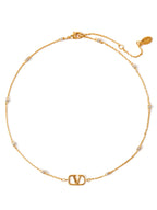 Goldfarbene Halskette