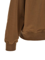 Brauner Baumwoll-Kapuzenpullover Brunello Cucinelli