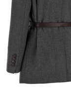 Grauer Blazer aus reiner Schurwolle