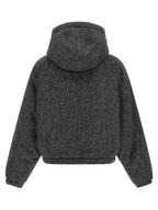 Graue Jacke aus reiner Schurwolle