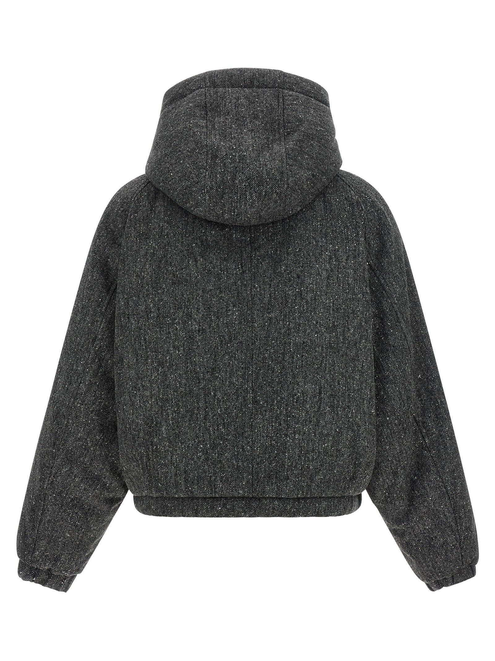 Graue Jacke aus reiner Schurwolle