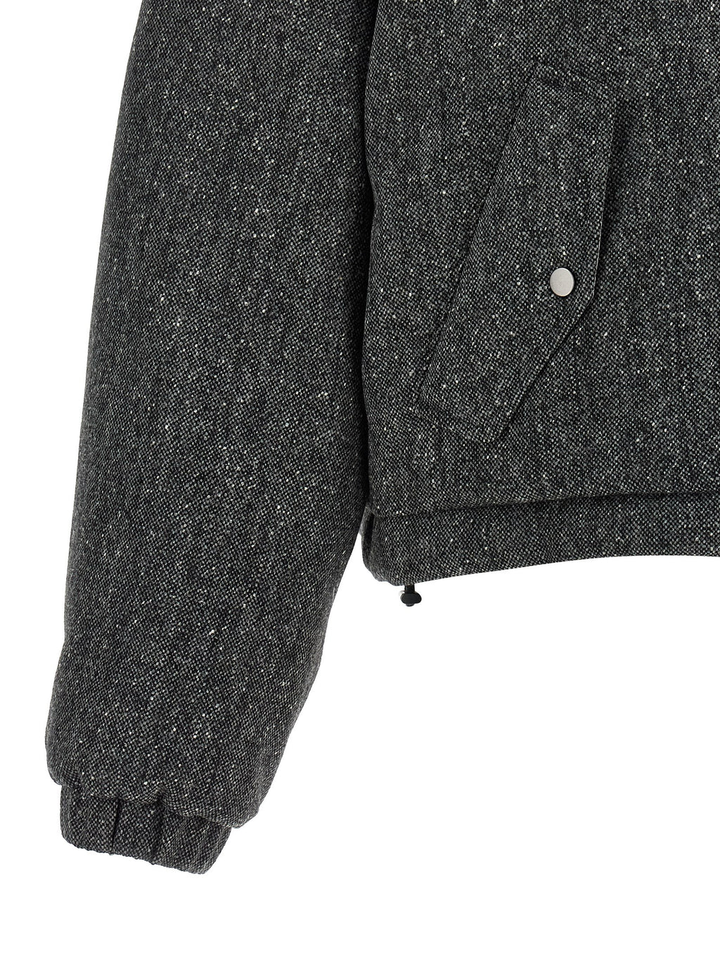 Graue Jacke aus reiner Schurwolle