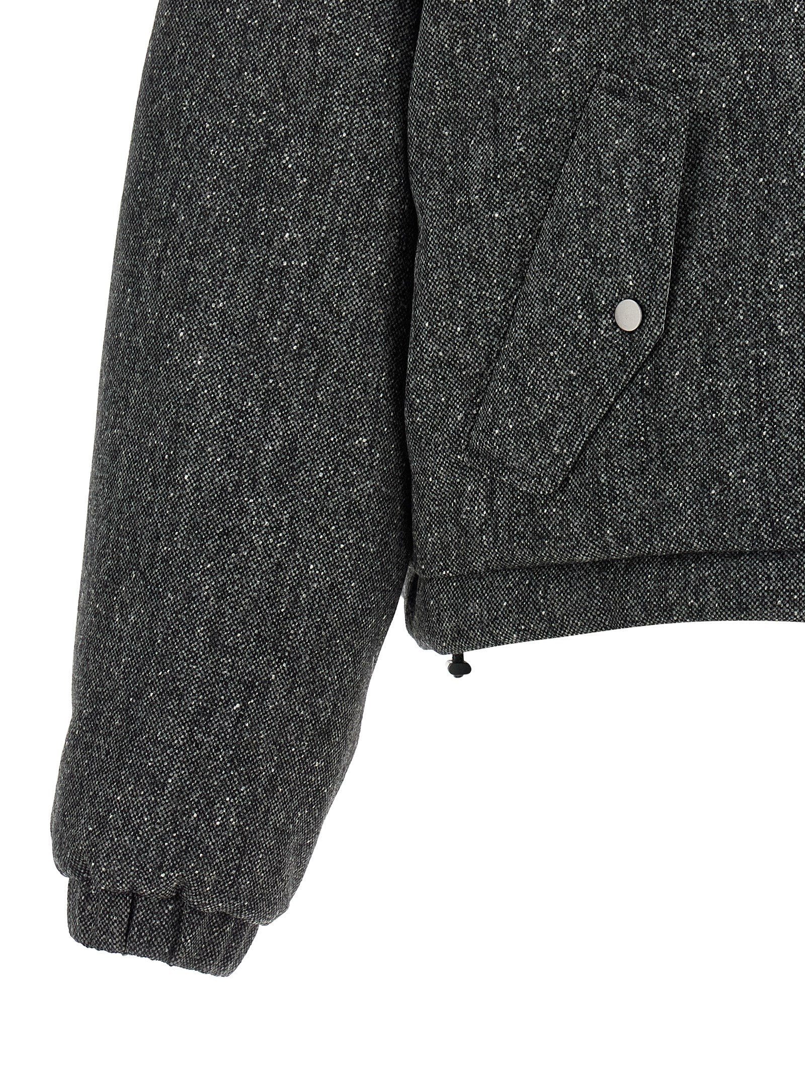 Graue Jacke aus reiner Schurwolle