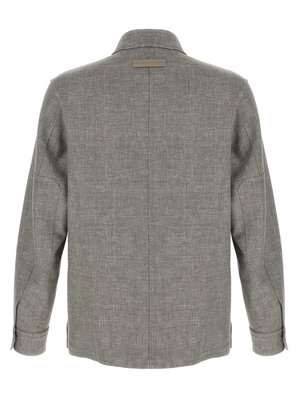 Bicolor Leinenbluse