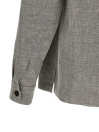 Bicolor Leinenbluse