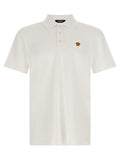 Weißes Poloshirt aus Baumwolle