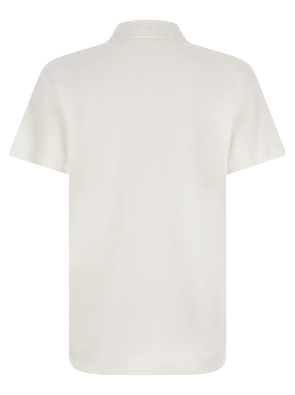 Weißes Poloshirt aus Baumwolle