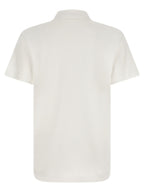 Weißes Poloshirt aus Baumwolle