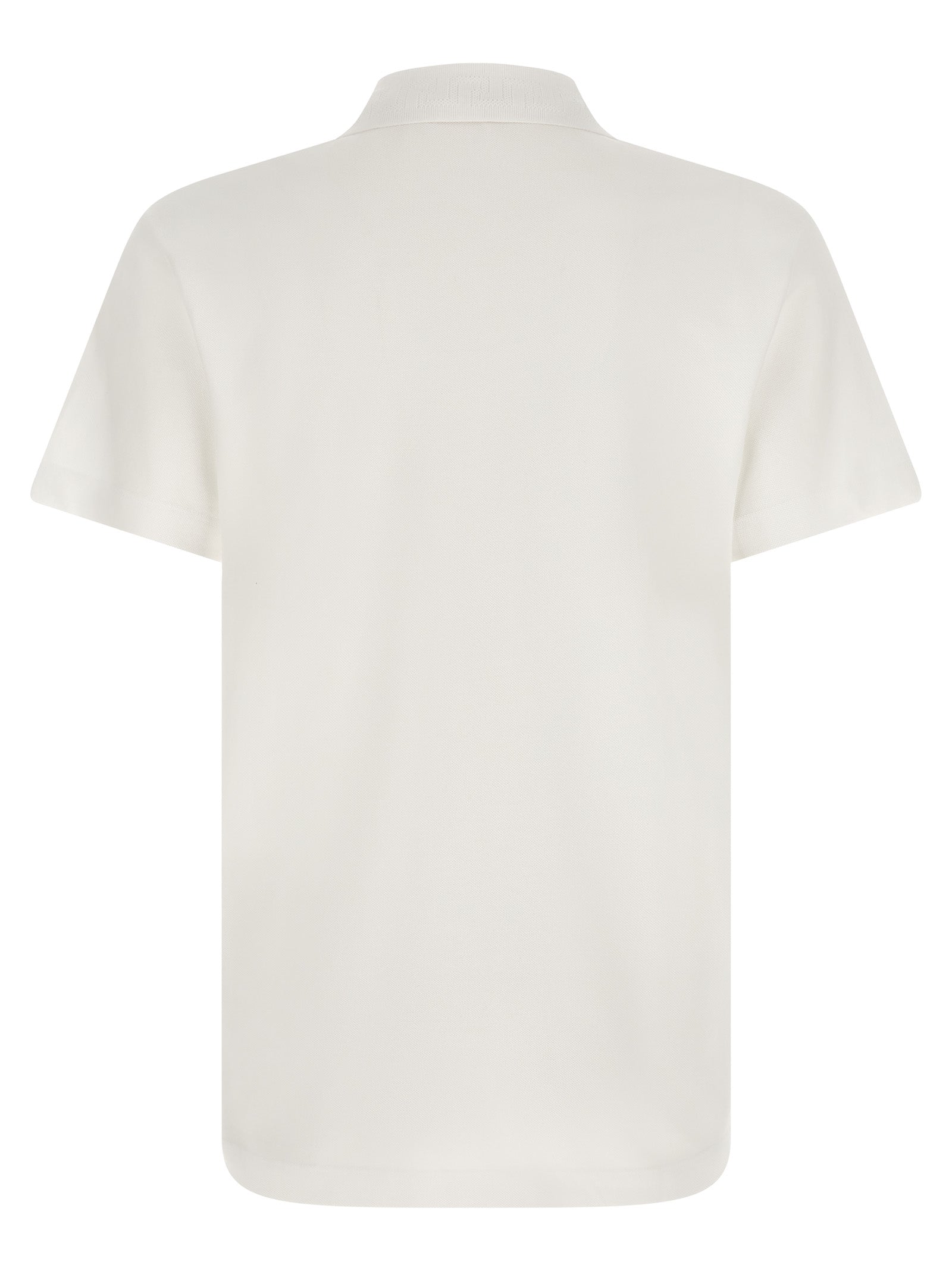 Weißes Poloshirt aus Baumwolle