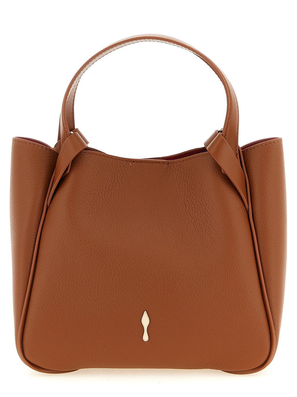 Braune Kalbsleder-Tote Bag