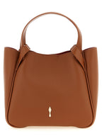 Braune Kalbsleder-Tote Bag