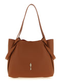Braune Kalbsleder-Tote Bag
