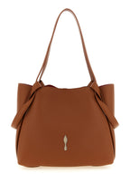 Braune Kalbsleder-Tote Bag