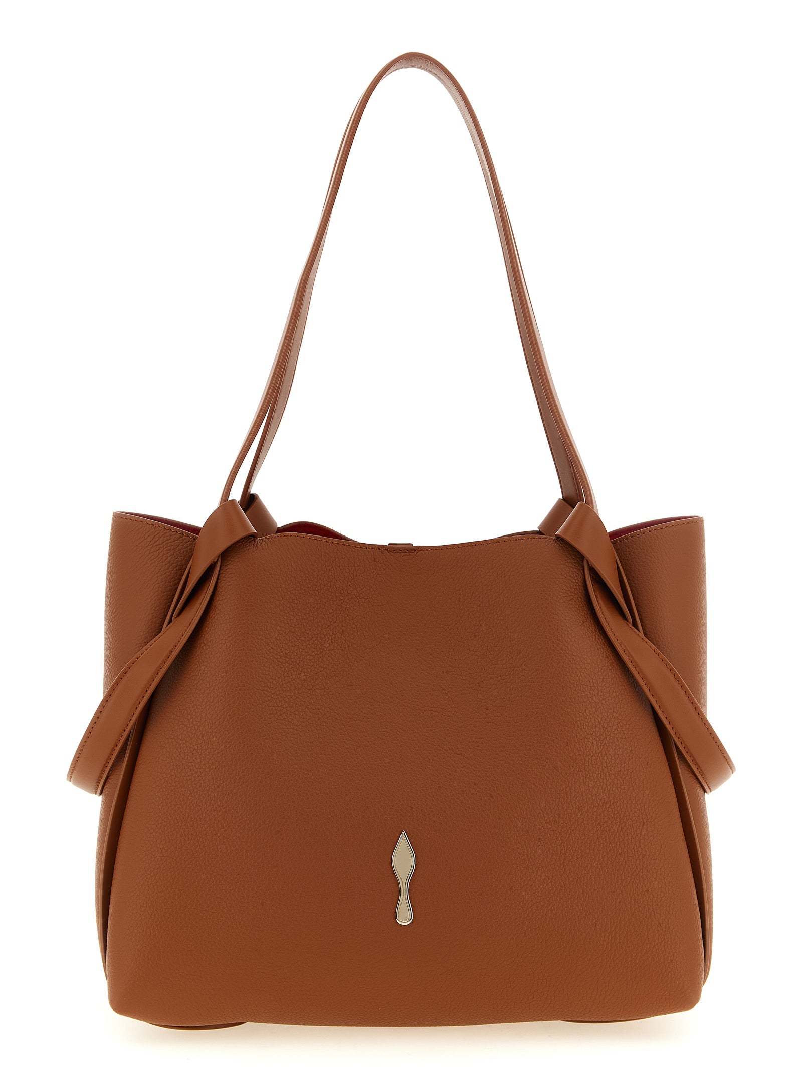 Braune Kalbsleder-Tote Bag