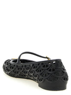 Schwarze Ballerinas aus Polyvinyl