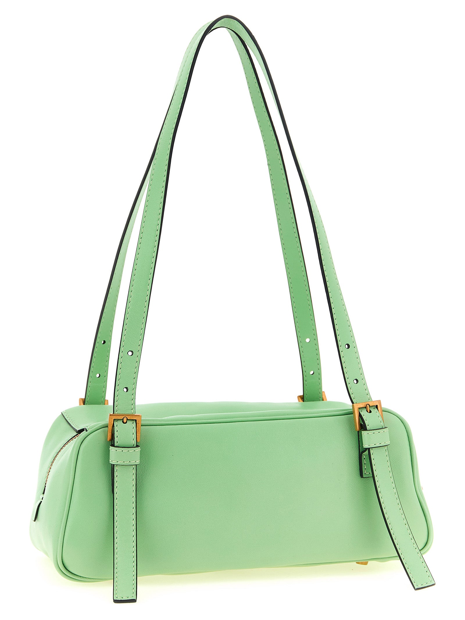 Schultertasche aus zweifarbigem Lammleder