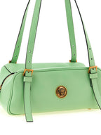 Schultertasche aus zweifarbigem Lammleder