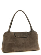 Braunes Kalbsleder Damen Crossbody Tasche
