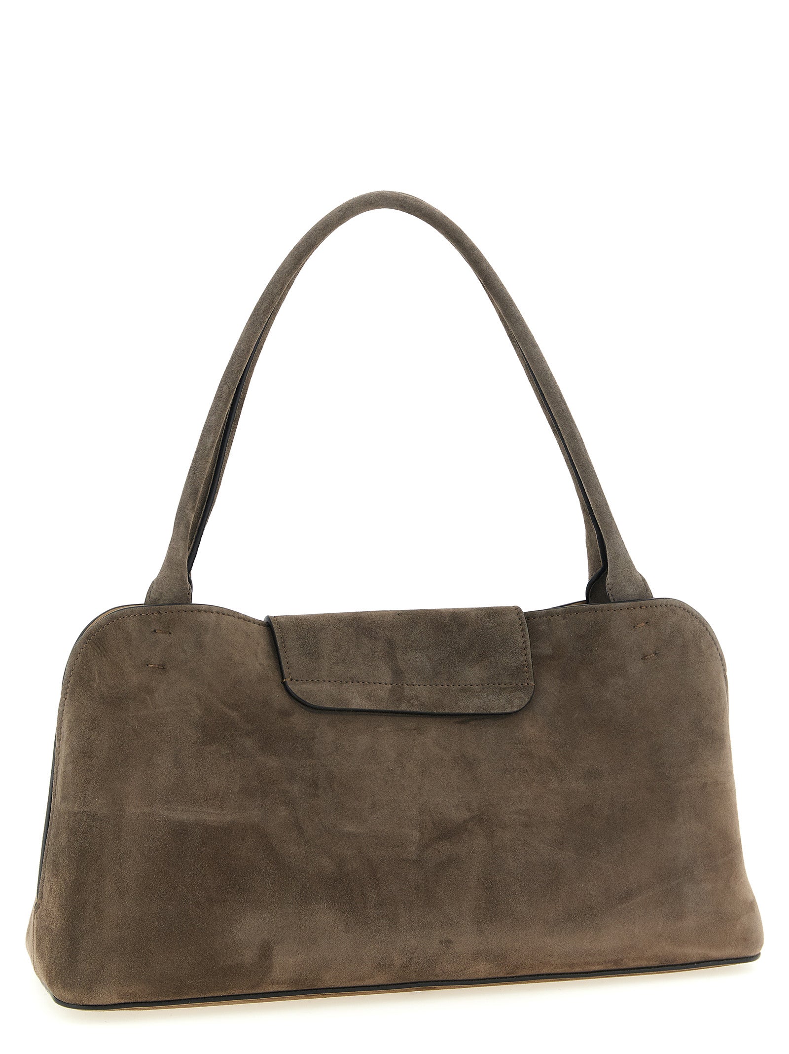Braunes Kalbsleder Damen Crossbody Tasche