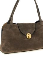 Braunes Kalbsleder Damen Crossbody Tasche