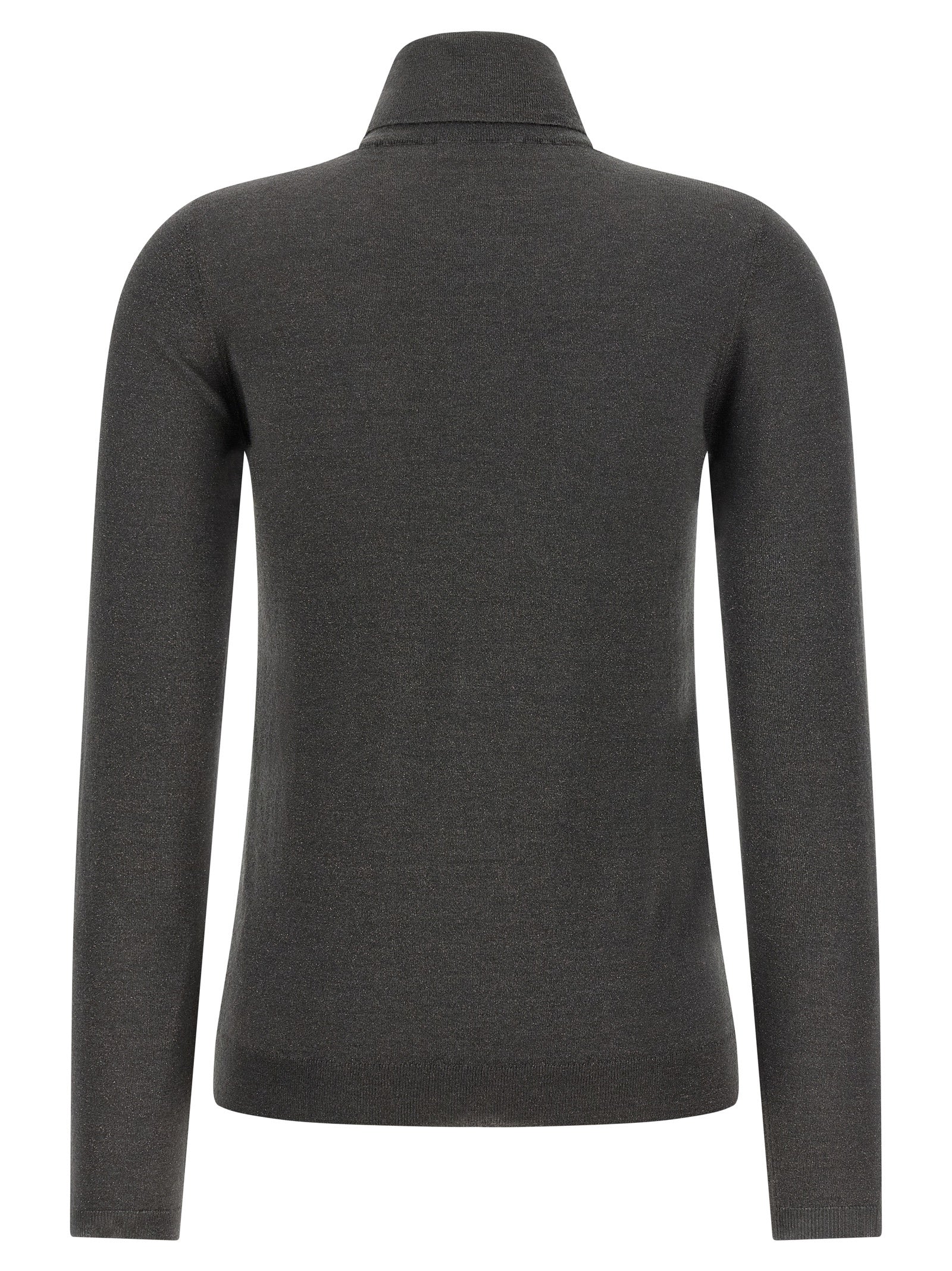 Grauer Kaschmir-Strickjacke