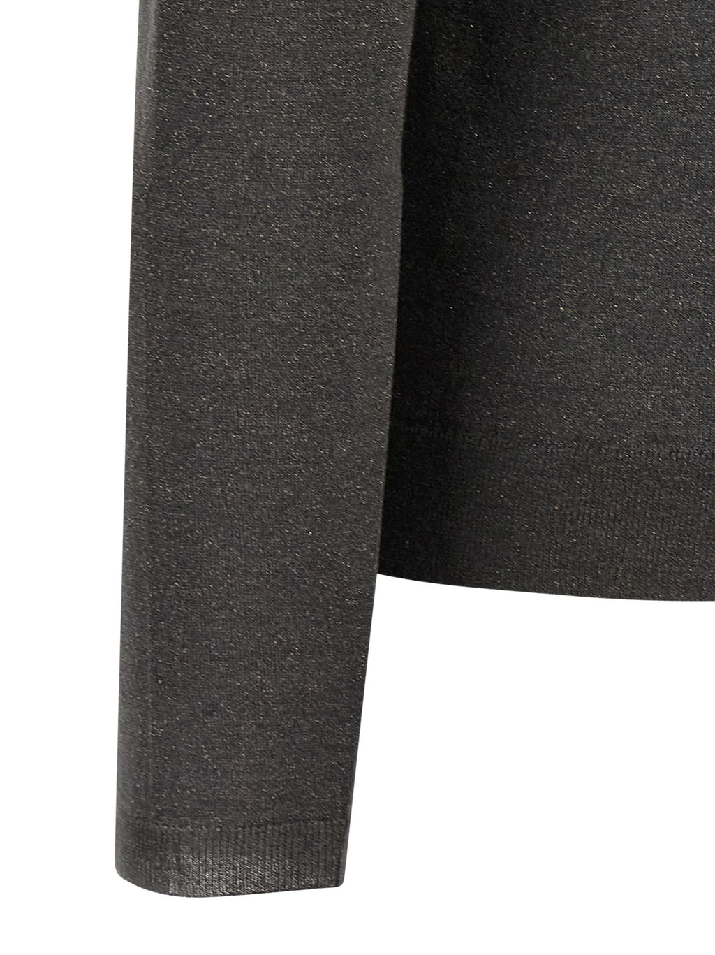 Grauer Kaschmir-Strickjacke