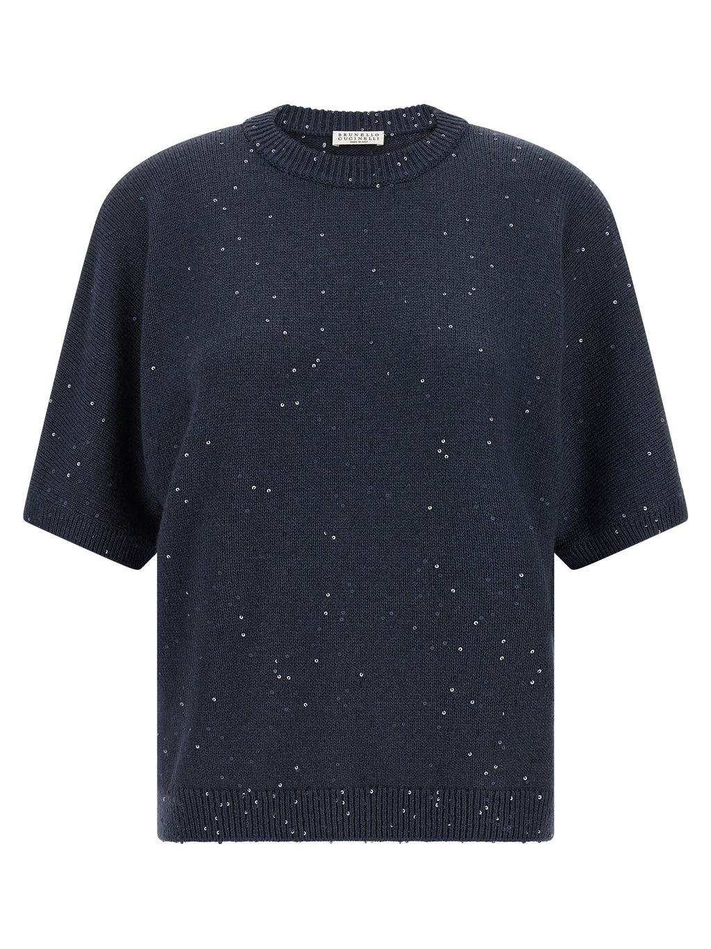 Blauer Kaschmir-Cardigan