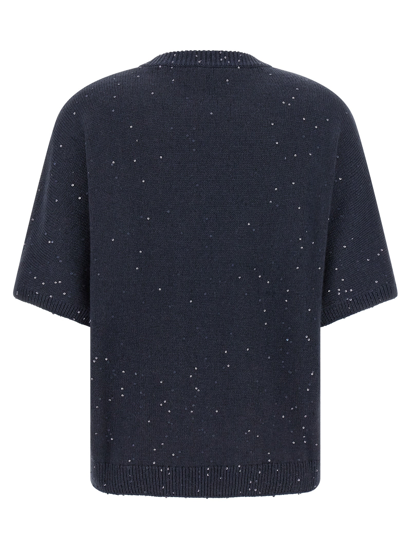 Blauer Kaschmir-Cardigan