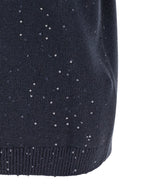 Blauer Kaschmir-Cardigan
