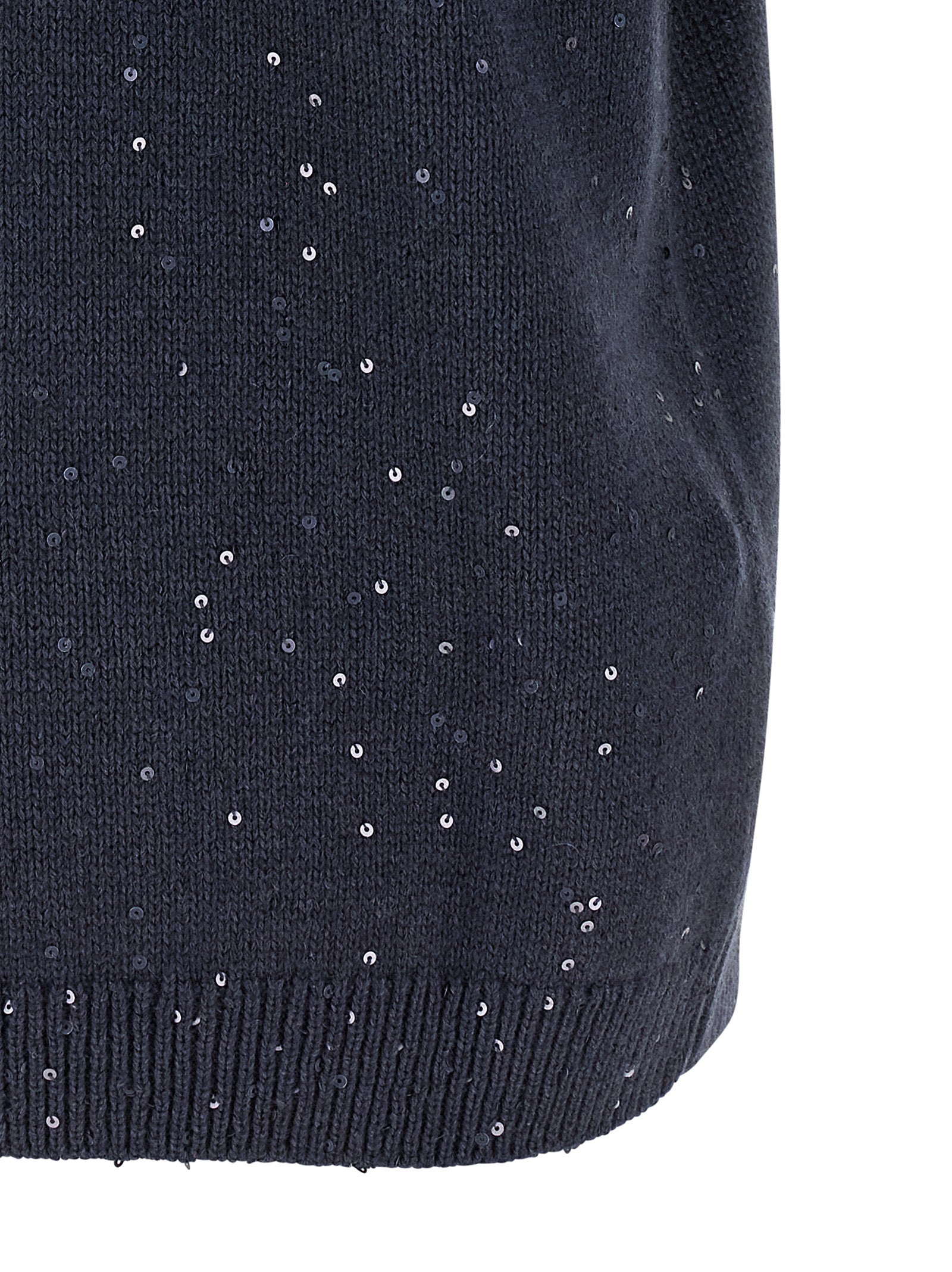 Blauer Kaschmir-Cardigan
