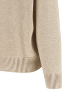 Beige Cashmere Cardigan