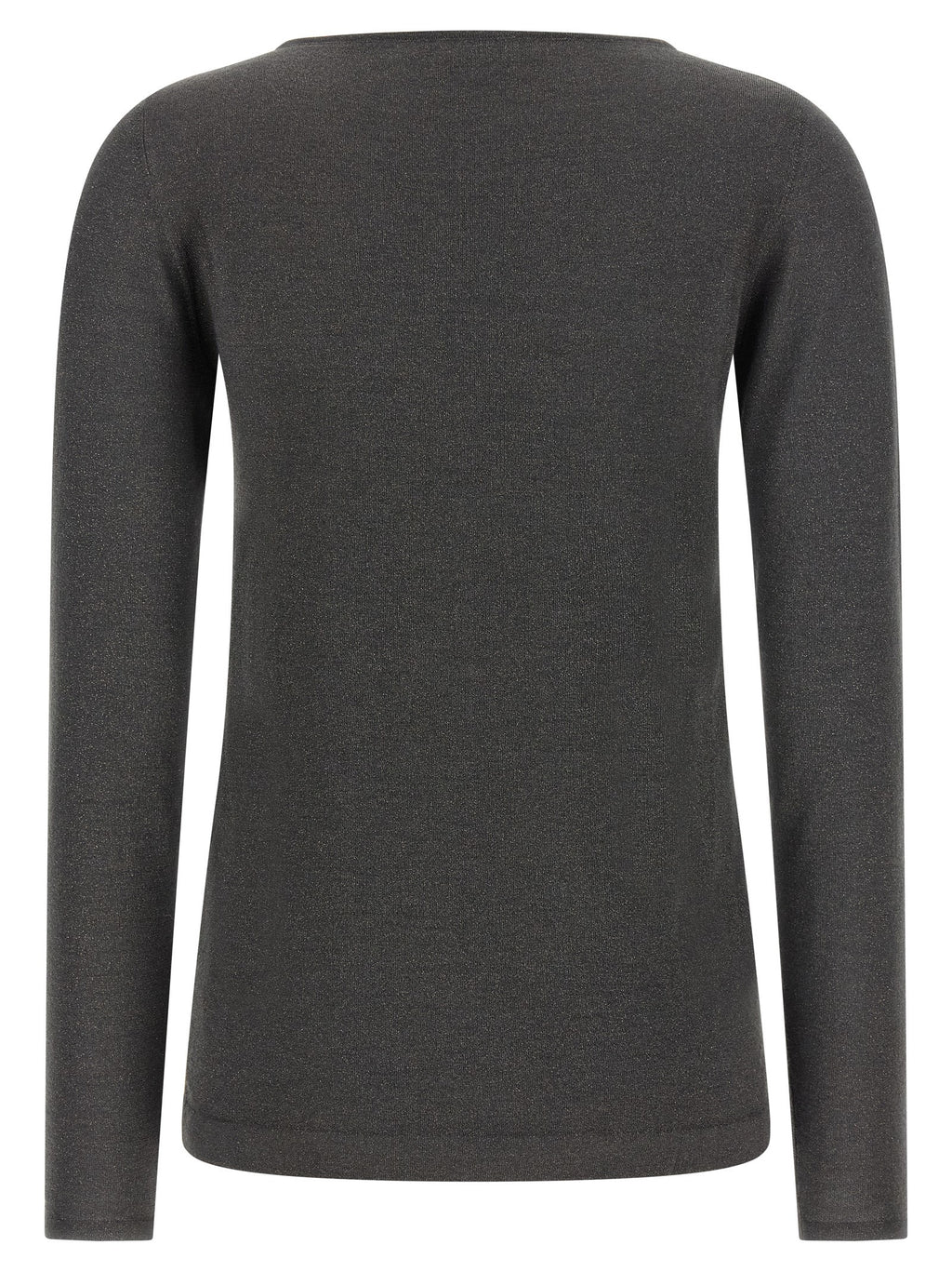 Grauer Kaschmir-Strickjacke