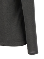 Grauer Kaschmir-Strickjacke