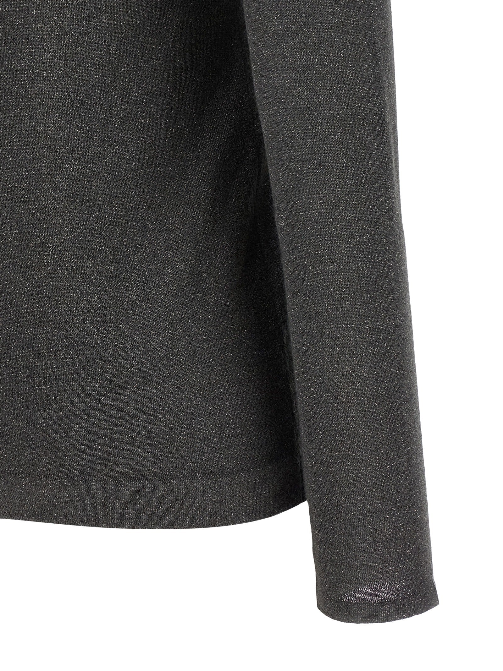 Grauer Kaschmir-Strickjacke