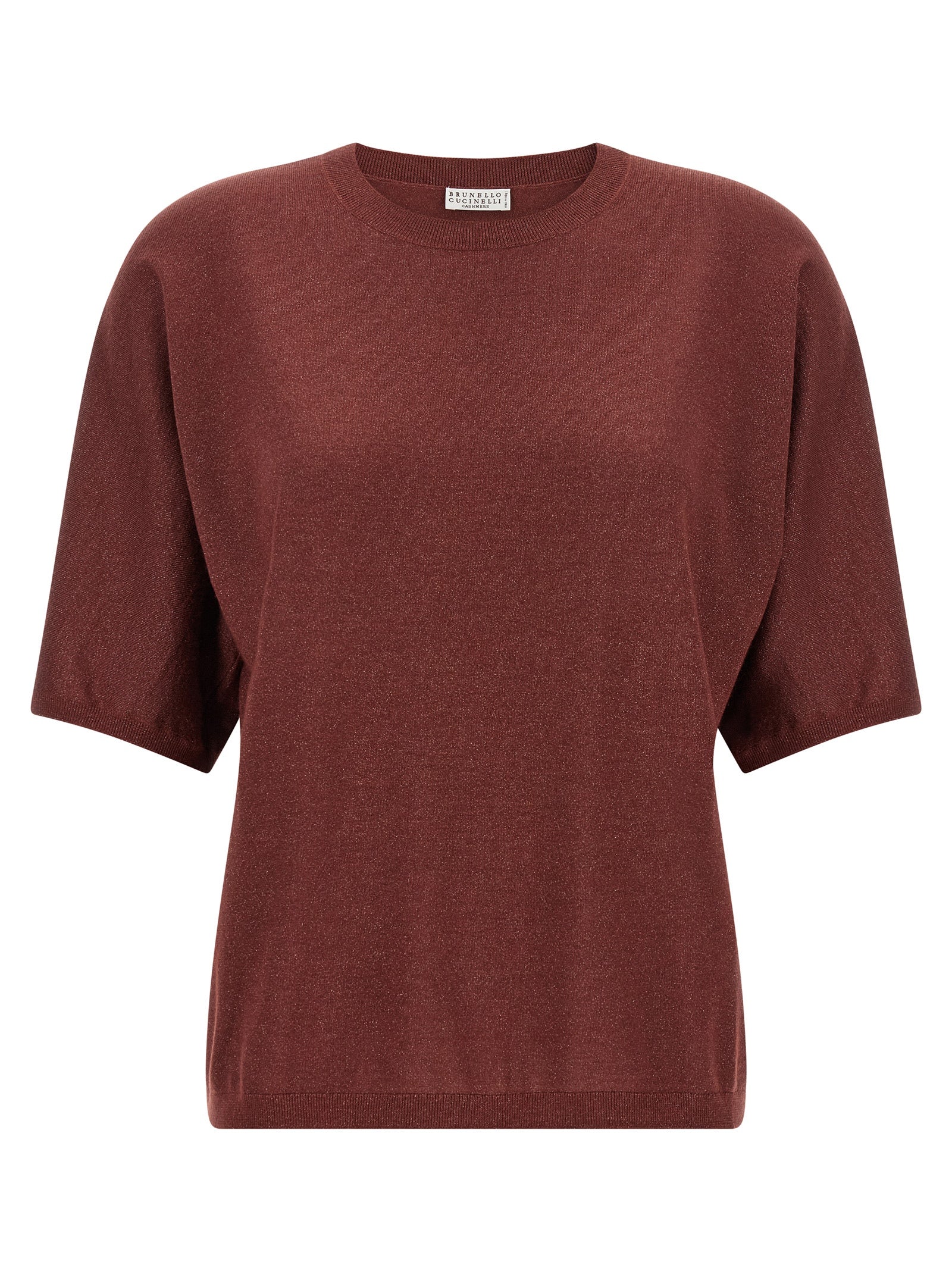 Kaschmir-Strickjacke in Bordeaux