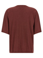 Kaschmir-Strickjacke in Bordeaux