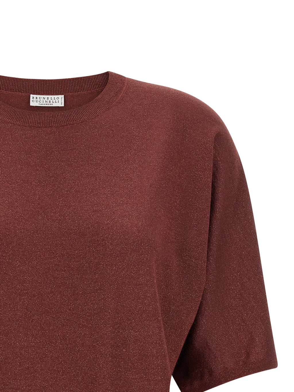Kaschmir-Strickjacke in Bordeaux