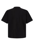 Schwarzes Baumwoll-T-Shirt