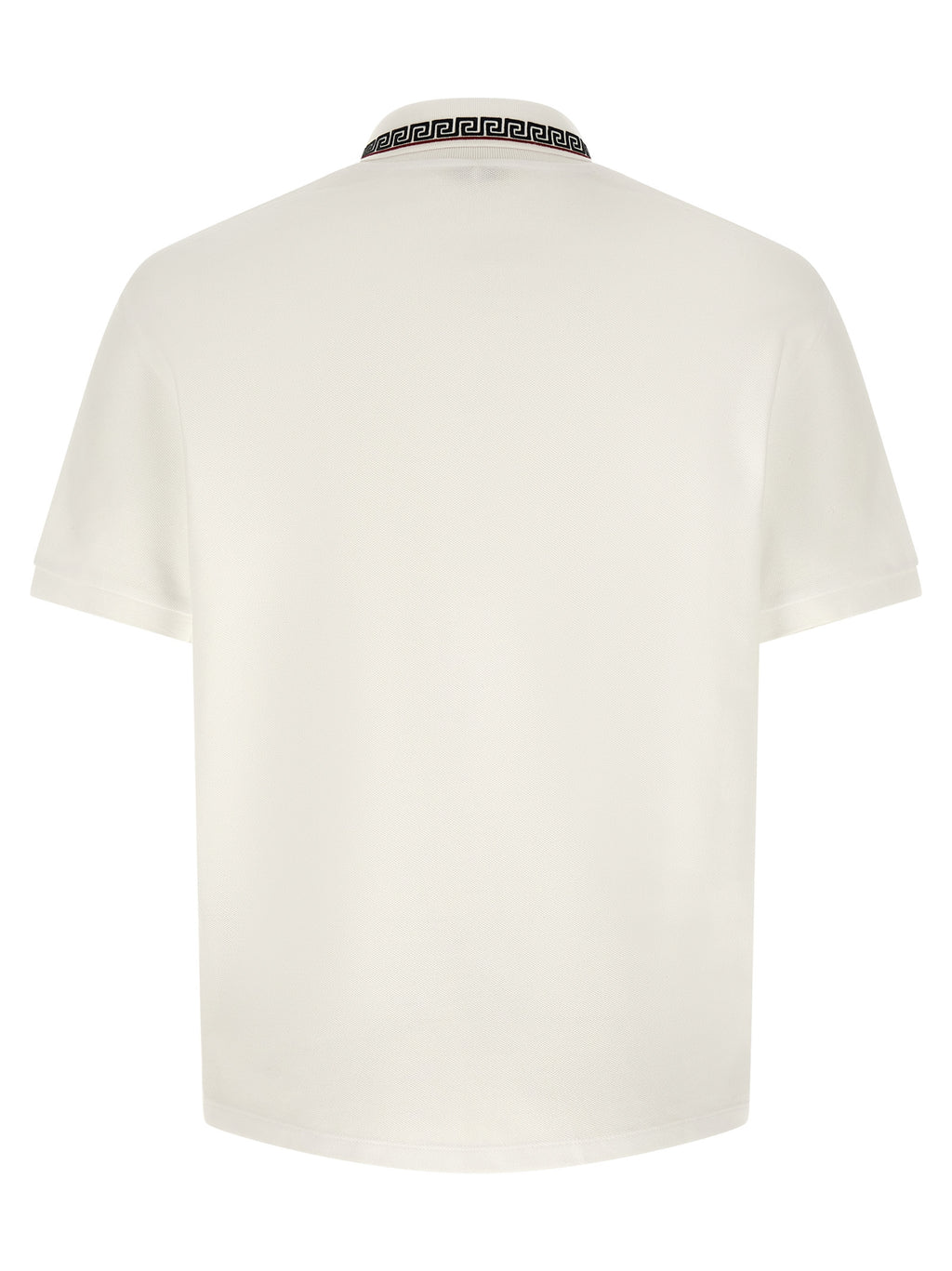 Weißes Poloshirt aus Baumwolle