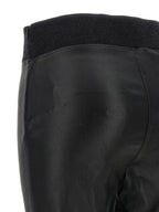 Brunello Cucinelli Schwarze Leggings aus Lammleder