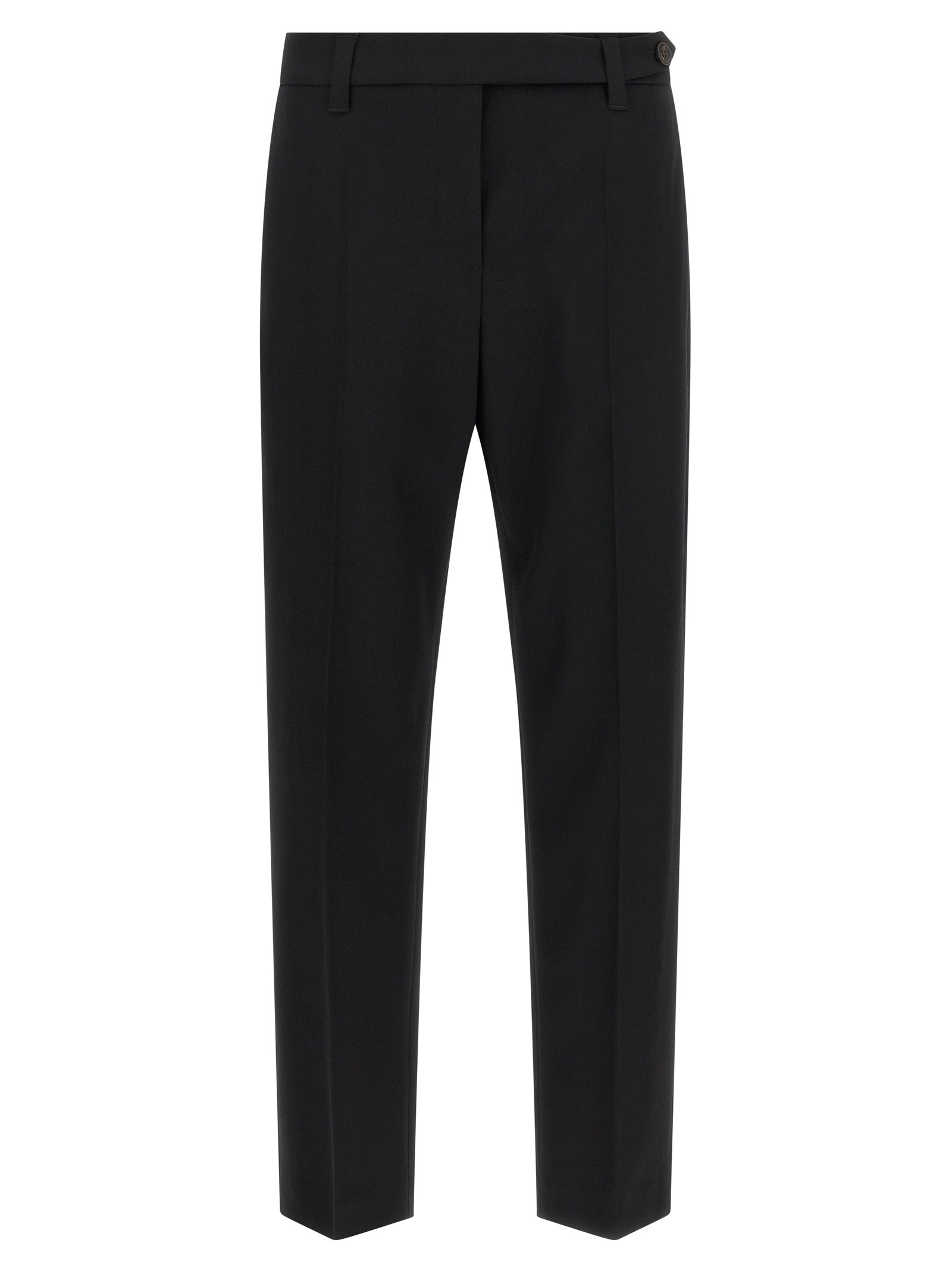 Schwarze Hose aus reiner Schurwolle