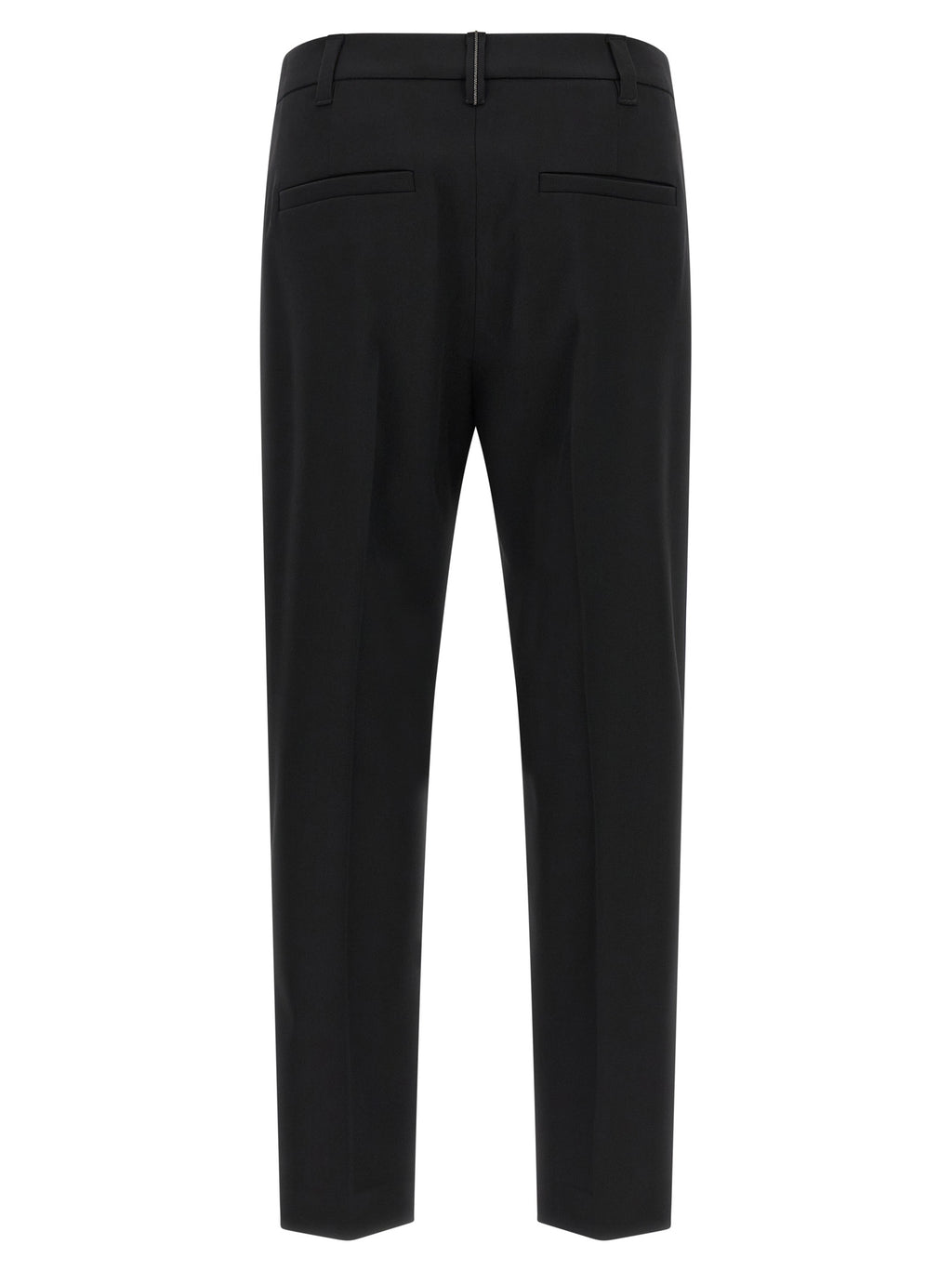 Schwarze Hose aus reiner Schurwolle