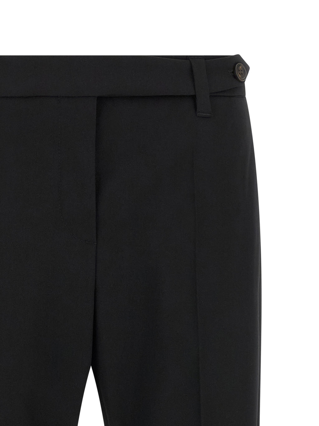Schwarze Hose aus reiner Schurwolle