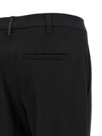 Schwarze Hose aus reiner Schurwolle