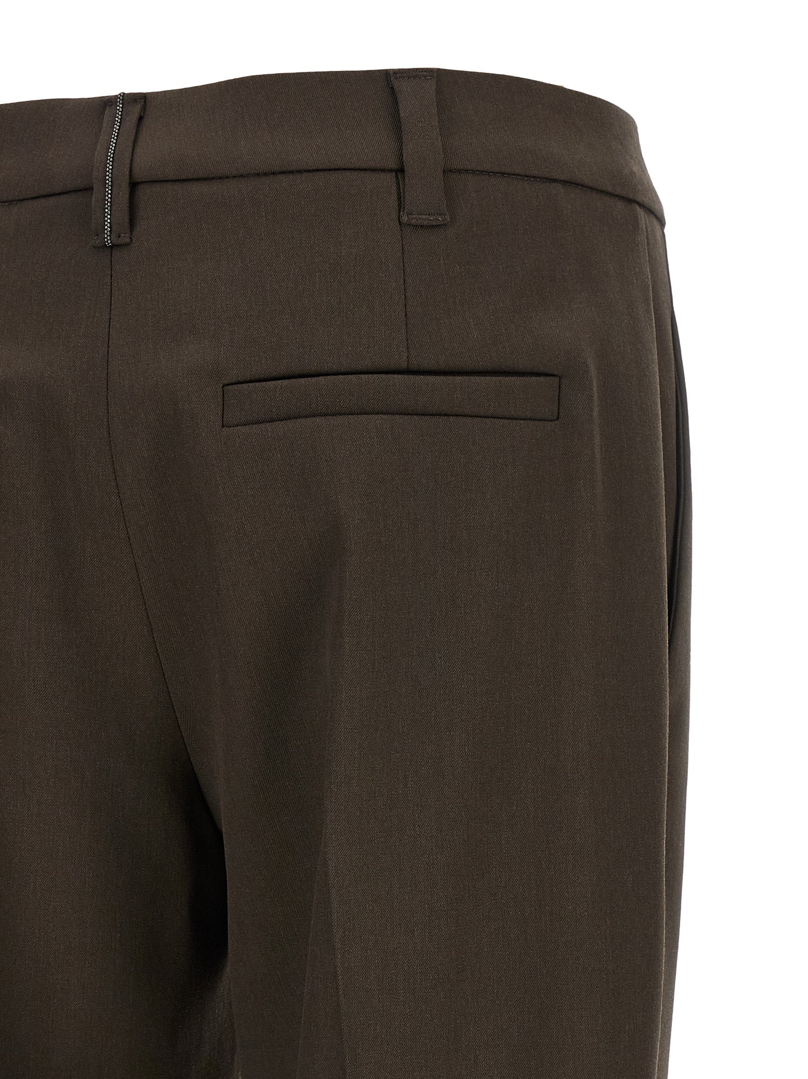 Braune Hose aus Schurwolle