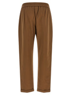 Braune Baumwoll-Jogginghose (Trainingshose)