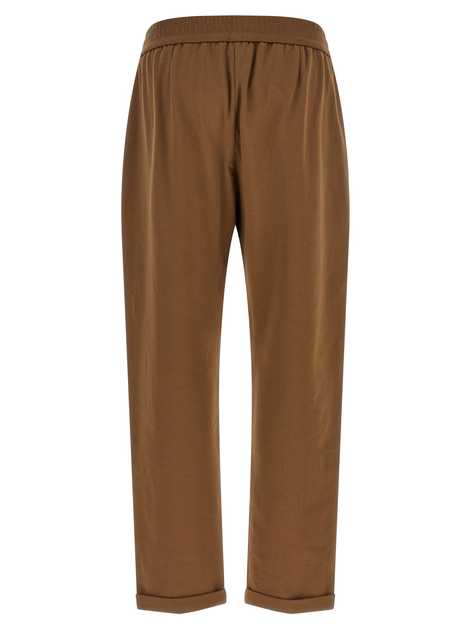 Braune Baumwoll-Jogginghose (Trainingshose)