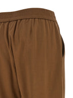 Braune Baumwoll-Jogginghose (Trainingshose)