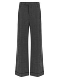 Graue Hose aus reiner Schurwolle